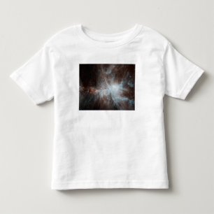 Camiseta Uma colônia de estrelas novas quentes na nebulosa