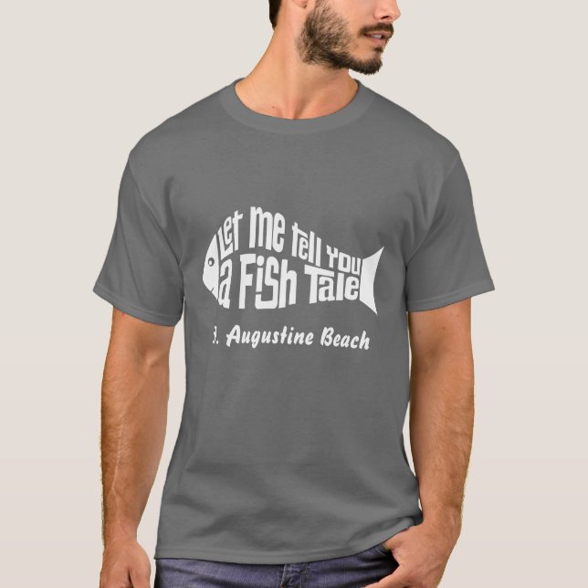 Camiseta Uma Comercialização De Peixes Personalizada (Frente)