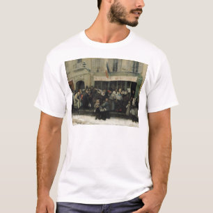 Camiseta Uma cozinha de sopa durante o cerco de Paris