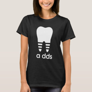 Camiseta Uma Dds Dentist Dentist Dental Student Humor Gradu