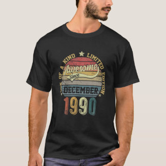 Camiseta Uma Edição Limitada Desde Dezembro De 1990
