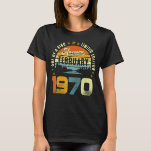 Camiseta Uma Edição Limitada Incrível Desde Fevereiro