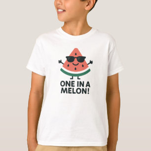 Camiseta Uma em um Melão Gráfico de Melancia Legal