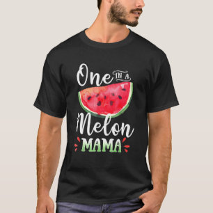 Camiseta Uma Em Uma Família Melon Mama Melancia Corresponde