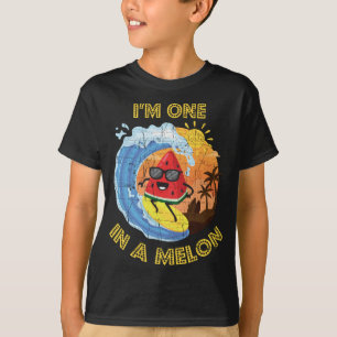 Camiseta Uma Em Uma Fruta De Melão De Verão De Diversão Em