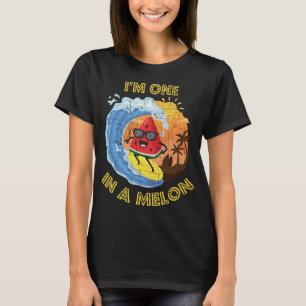 Camiseta Uma Em Uma Fruta De Melão De Verão De Diversão Em