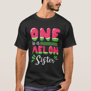 Camiseta Uma Em Uma Fruta De Verão De Melão Irmã Amor