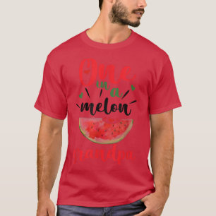 Camiseta Uma em uma Mãe da família Melon Grandma Watermelon