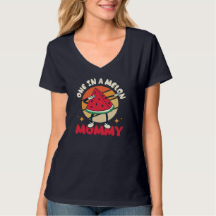 Camiseta Uma Em Uma Mamãe De Melão Grande Melancia De Fruta