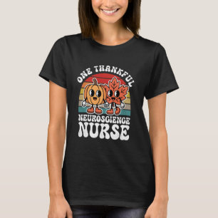 Camiseta Uma Enfermeira de Neurociência Grata Funny Outono