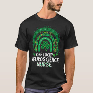 Camiseta Uma Enfermeira de Neurociência Sortuda Mulheres  