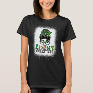 Camiseta Uma Enfermeira de Neurologia Sortuda Coque Desgren