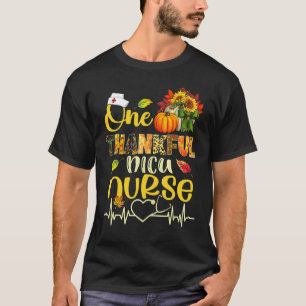 Camiseta Uma Enfermeira Grata Nicu Estetoscópio Abóbora Agr