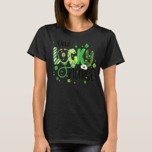 Camiseta Uma Enfermeira Sortuda A Vida Leopard Shamrocks Ru