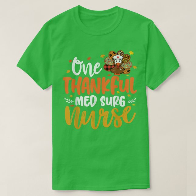 Camiseta Uma enfermeira turca Leopard Thankg (Frente do Design)