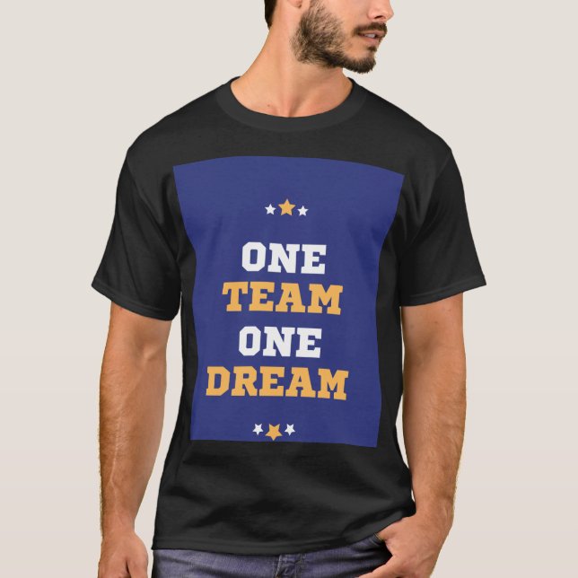 Camiseta Uma Equipe, Um Sonho (Frente)