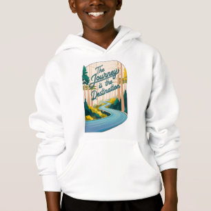 Camiseta Uma estrada cortante através de uma floresta