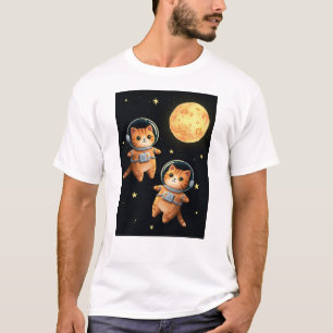 Camiseta Uma estrela é nascer - gato