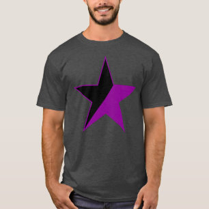 Camiseta Uma Estrela Roxa De Anarqua-Feminismo v2