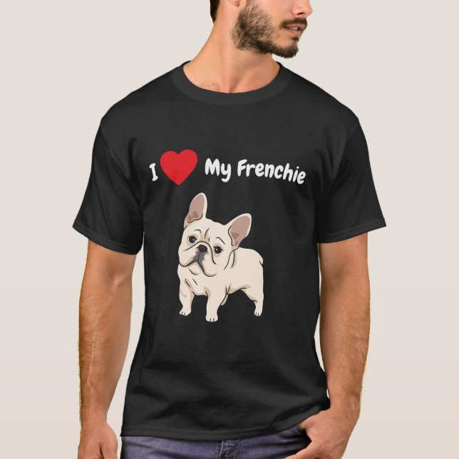 Camiseta Uma Excelente Que Eu Amo Meu Francês Para Aquele B (Frente)