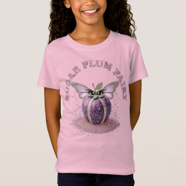 Camiseta Uma Fada do Açúcar Ameixa (Frente)