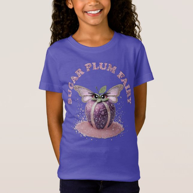 Camiseta Uma Fada do Açúcar Ameixa (Frente)