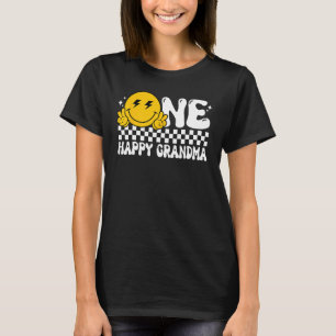 Camiseta Uma família de primeiros aniversarios Feliz da vov