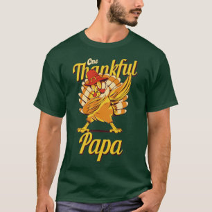 Camiseta Uma Família Papá Turca Agradável Que Corresponde E