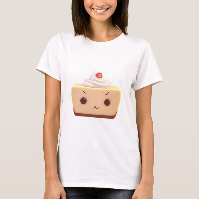 Camiseta Uma fatia bonita de queijo (Frente)
