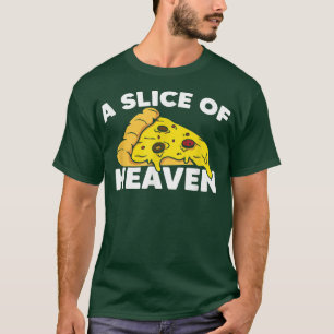 Camiseta Uma fatia de Comida de pizza pesada sobe Humor ita