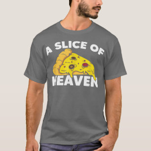 Camiseta Uma fatia de Comida de pizza pesada sobe Humor ita