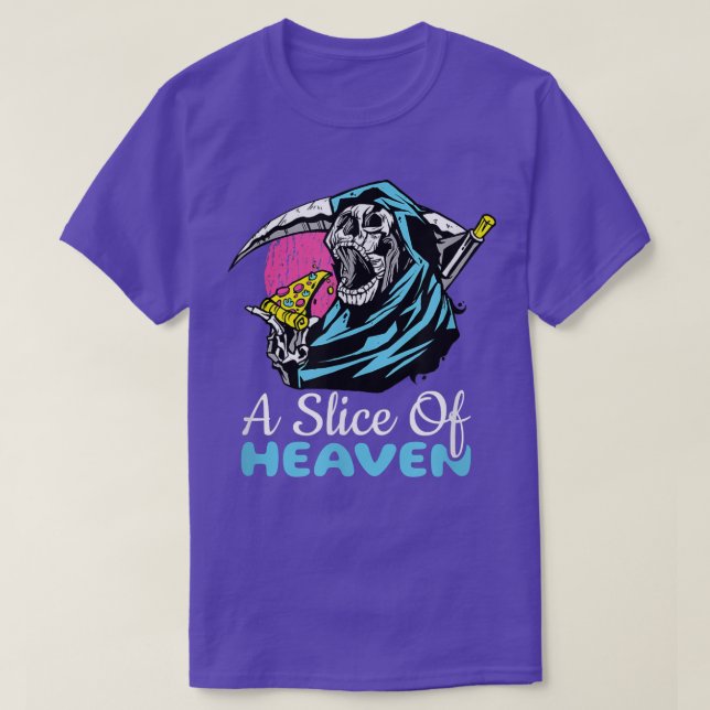 Camiseta Uma Fatia Do Céu, Pizza Reaper (Frente do Design)