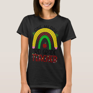 Camiseta Uma Feliz de 3º ano Professora Chuvas de Natal