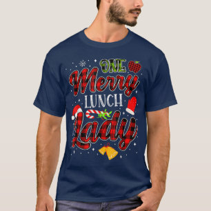 Camiseta Uma feliz de almoço Lady Natal Engraçado