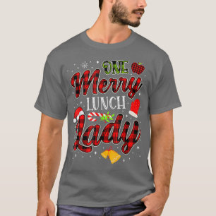 Camiseta Uma feliz de almoço Lady Natal Engraçado