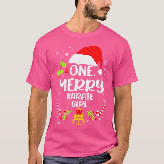 Camiseta Uma Feliz Karate Girl (Frente)