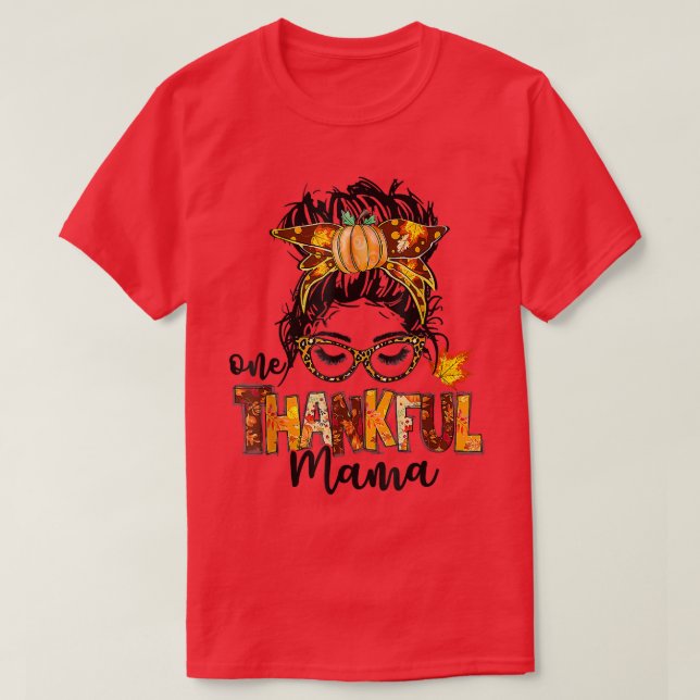 Camiseta Uma Feliz Mãe Engraçada Mensagem Chega outono Do Q (Frente do Design)
