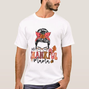 Camiseta Uma Feliz Mãe Engraçada Mensagem Chega outono Do Q