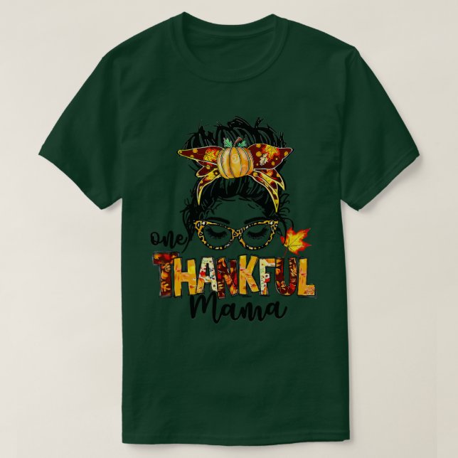 Camiseta Uma Feliz Mãe Engraçada Mensagem Chega outono Do Q (Frente do Design)
