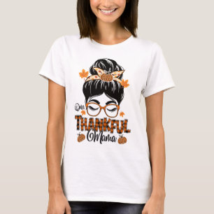 Camiseta Uma Feliz Mãe Engraçada Mensagem Chega outono Do Q