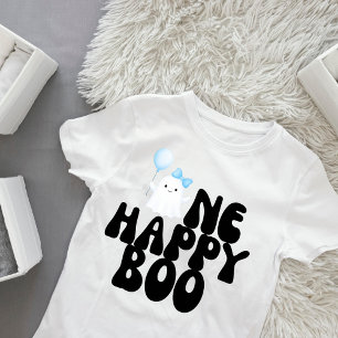 Camiseta Uma festa do primeiro aniversario Boo Boy Feliz