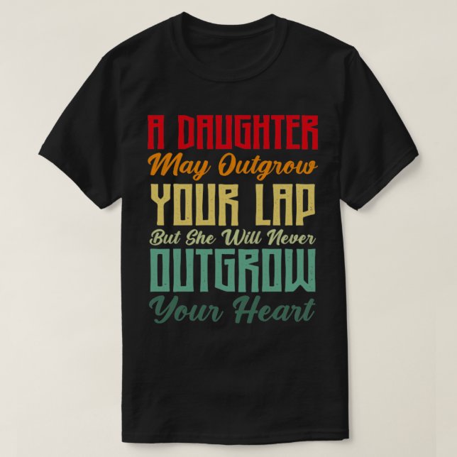 Camiseta Uma Filha Pode Superar O Seu Melhor pai Gordura En (Frente do Design)