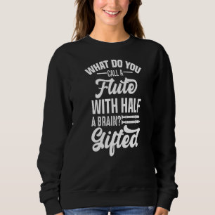 Camiseta Uma Flauta Com Meio Cérebro De Motif Para Leitura 