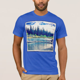 Camiseta Uma Floresta Selvagem Canadense Majestosa. Compre