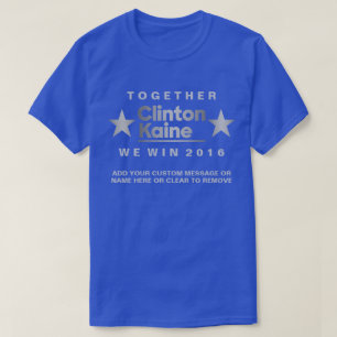 Camiseta Uma forma política original de Clinton Kaine 2016
