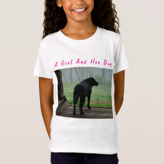 Camiseta Uma Garota E Seu Cachorro