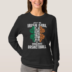 Camiseta Uma garota irlandesa ama Rua de basquete D de Patr