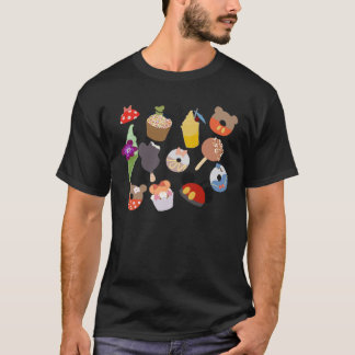 Camiseta Uma garota mágica de lanche