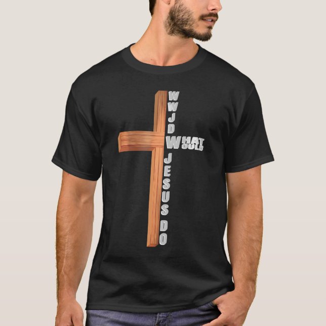 Camiseta Uma Garota Que Funciona Com Jesus E Donkeys Leopar (Frente)