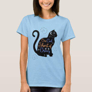 Camiseta Uma Gata Menina de Gato Louca